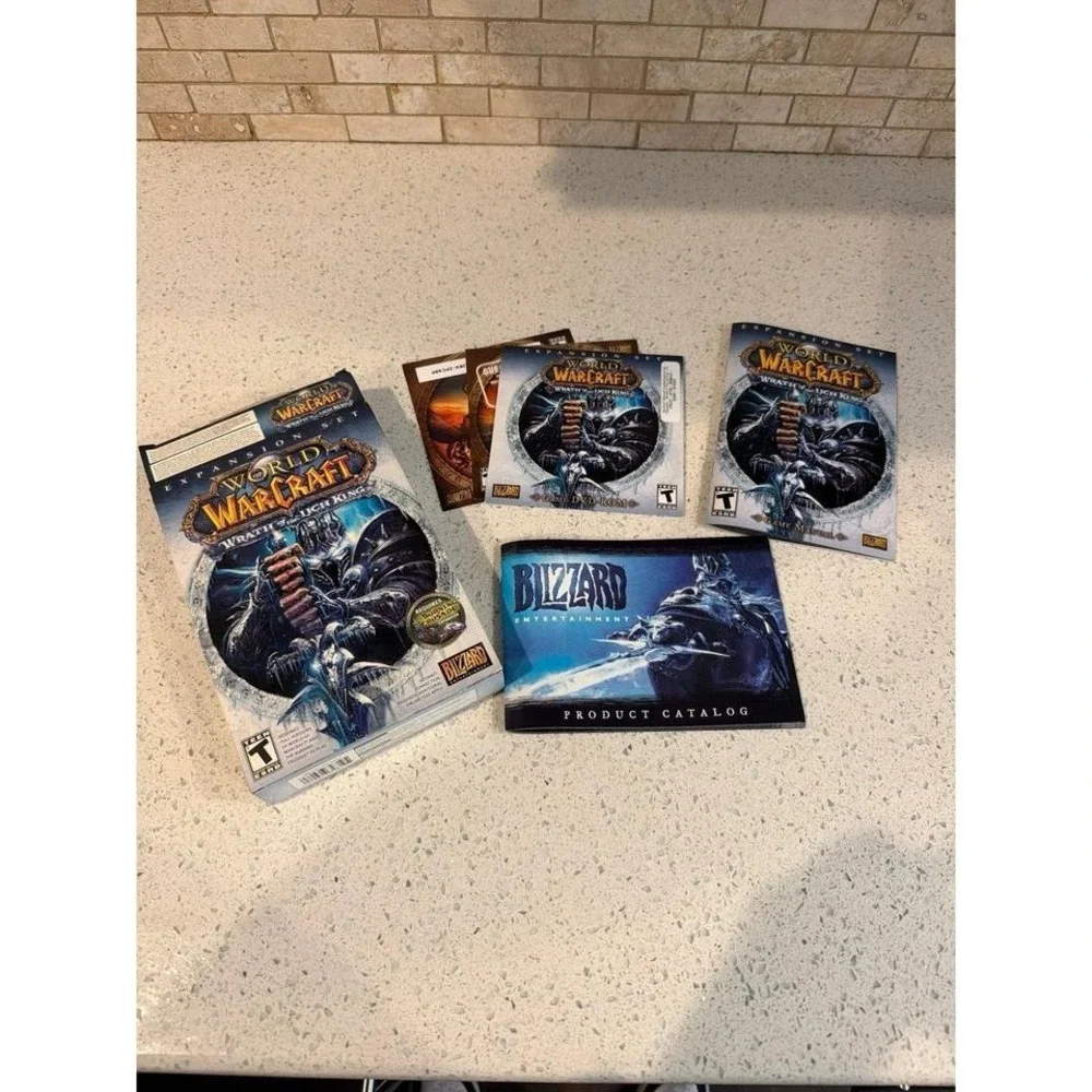 World of Warcraft PC Game Bundle Lich King Burning Crusade 3 Expansion‎